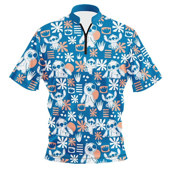 Disney Stitch Flower Pattern Jersey
